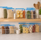FreshLock™ Selladora al Vacío Portátil + Kit de Bolsas Reutilizables